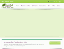 Tablet Screenshot of greenleafctr.org
